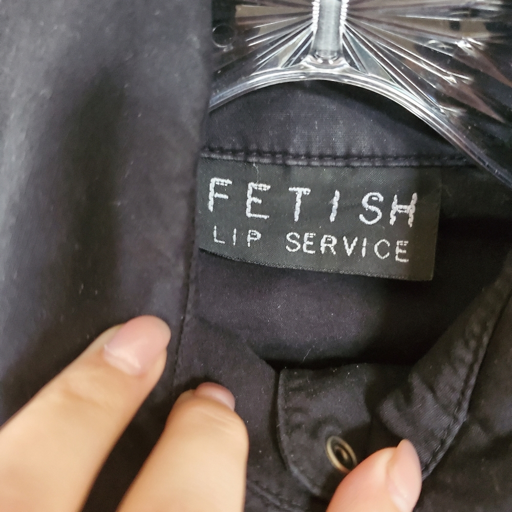 Lip Servicd Division LS military poplin blouse - Picture 2 of 6